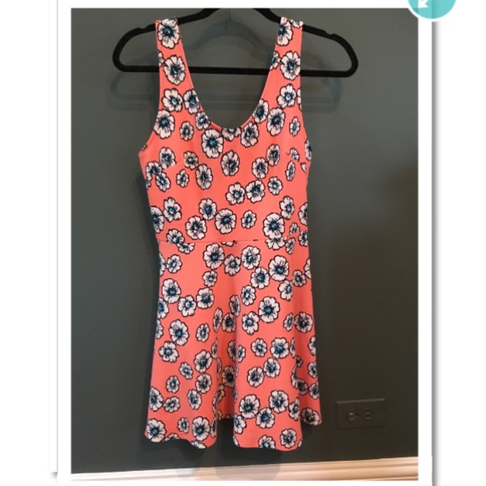 Floral Summer Dress With Bow-Back